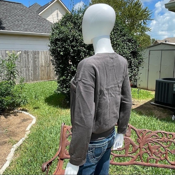 NWT GIRL’S Treasure & Bond Black Raven University Warm & Cozy Pullover - Picture 6 of 10